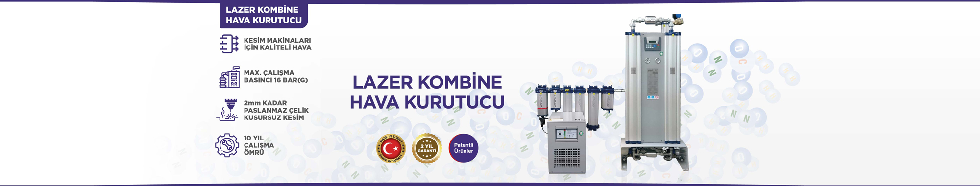 Lazer Kombine Hava Kurutucu